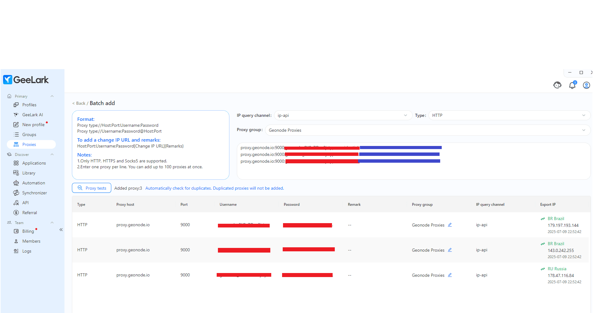 Batch Add Screenshot