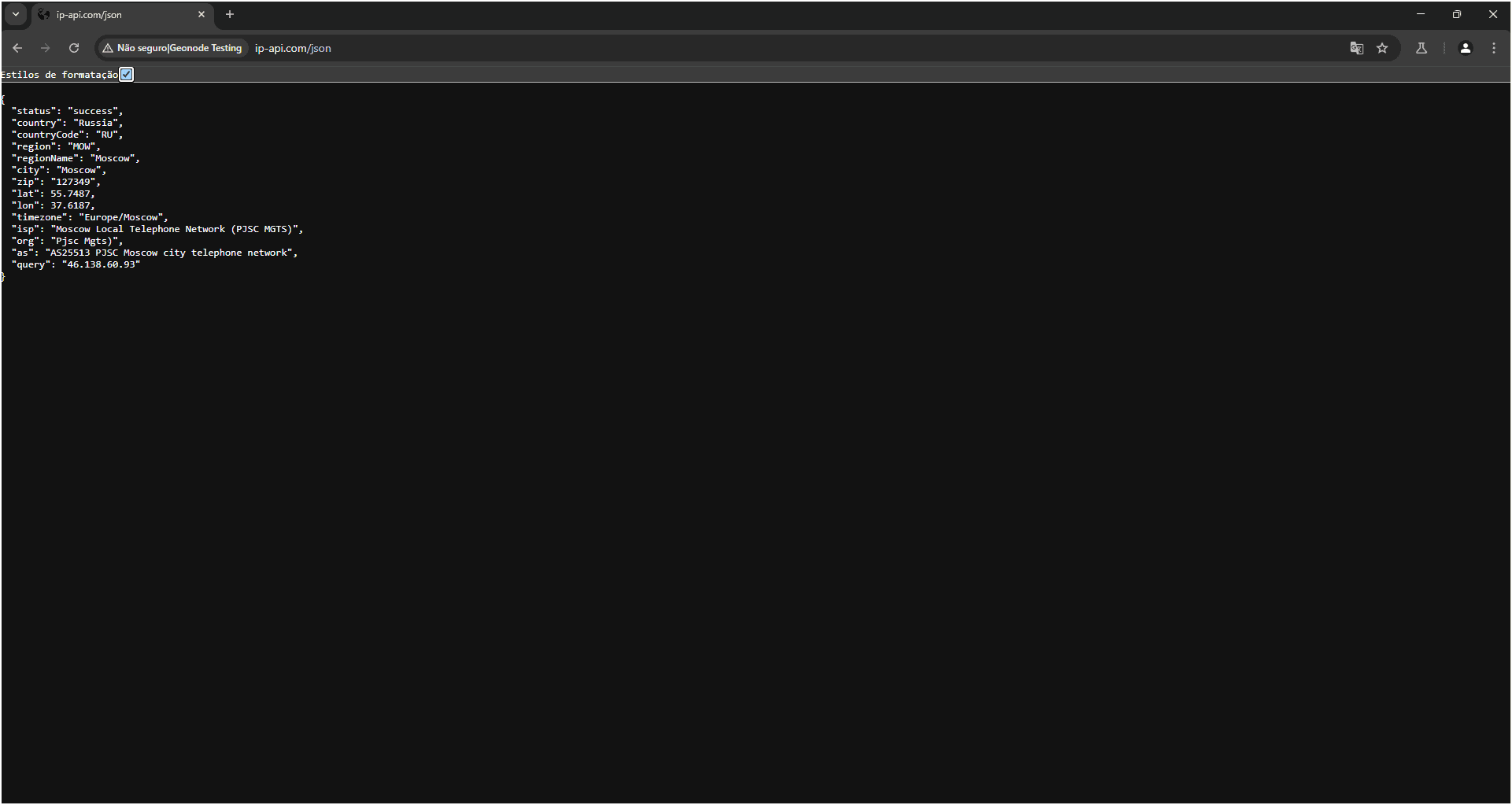 Browser Launched