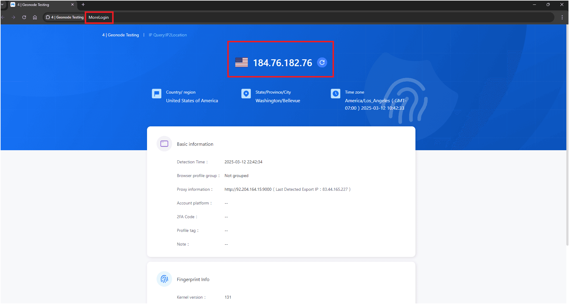 Browser Launched