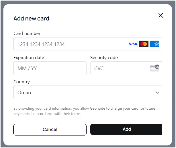 Add New Card