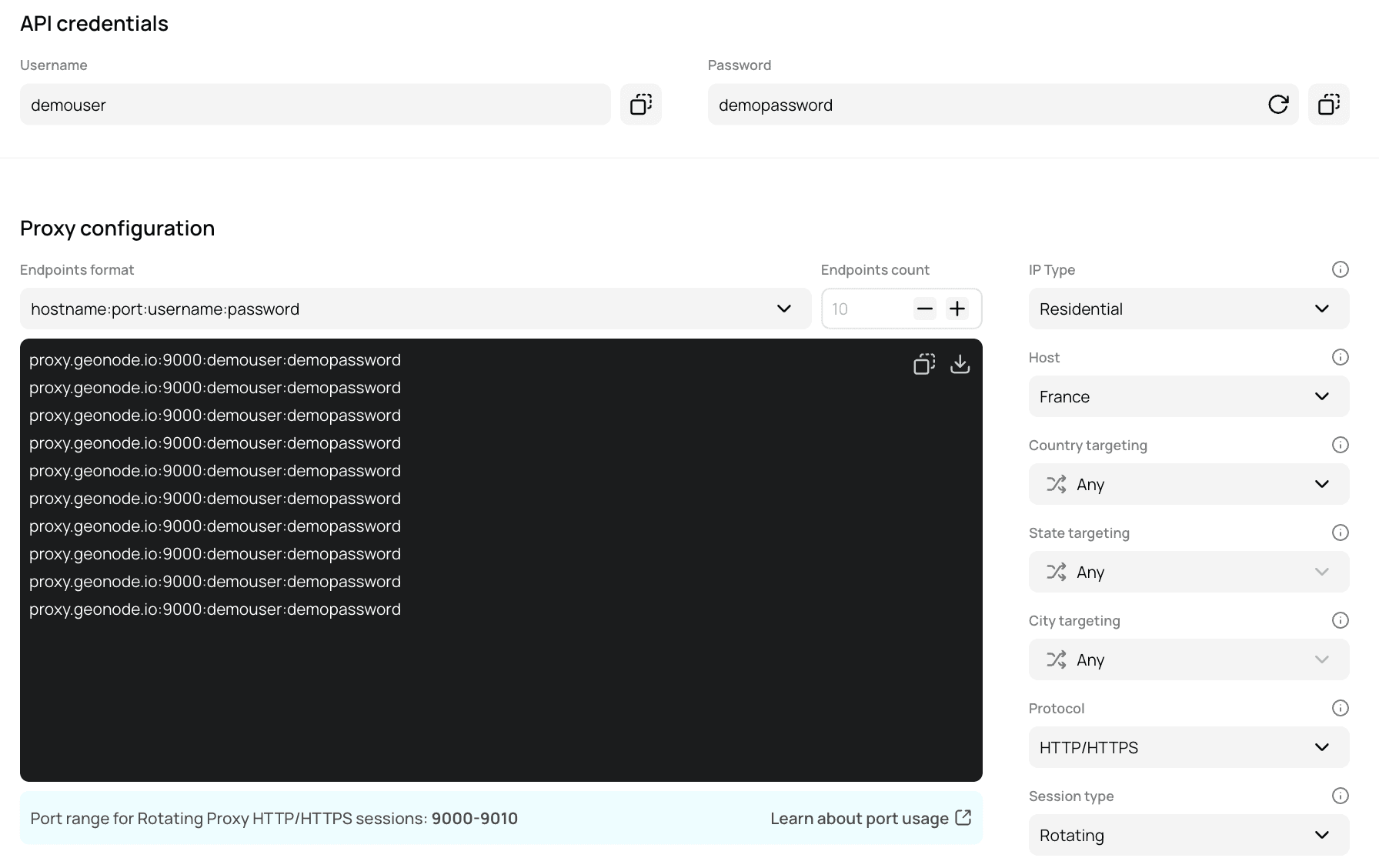 Endpoint Generator