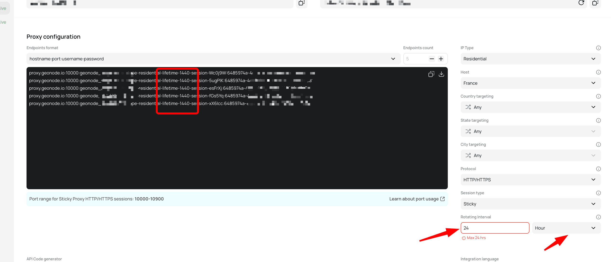 Set Session Lifetime